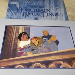 Disney Store  Lithograph The Hunchback of Notre Dame